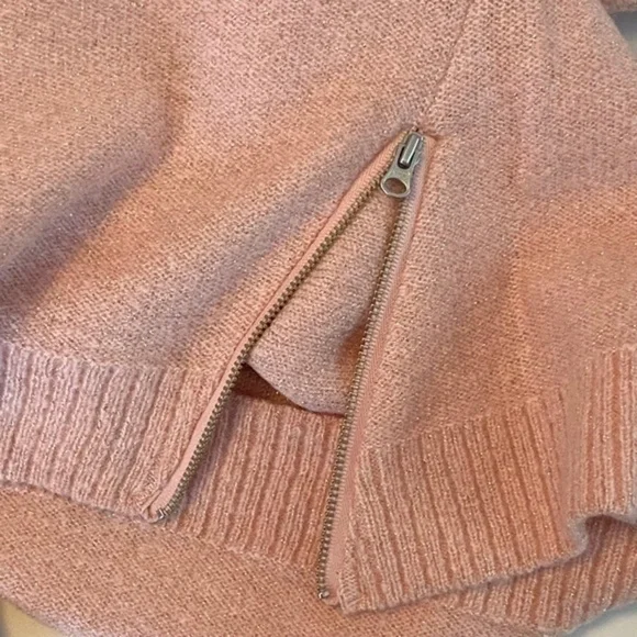 The Childrens Place Sweater Dress Light Plum Metallic Thread Knit Long Sleeve - Picture 9 of 13